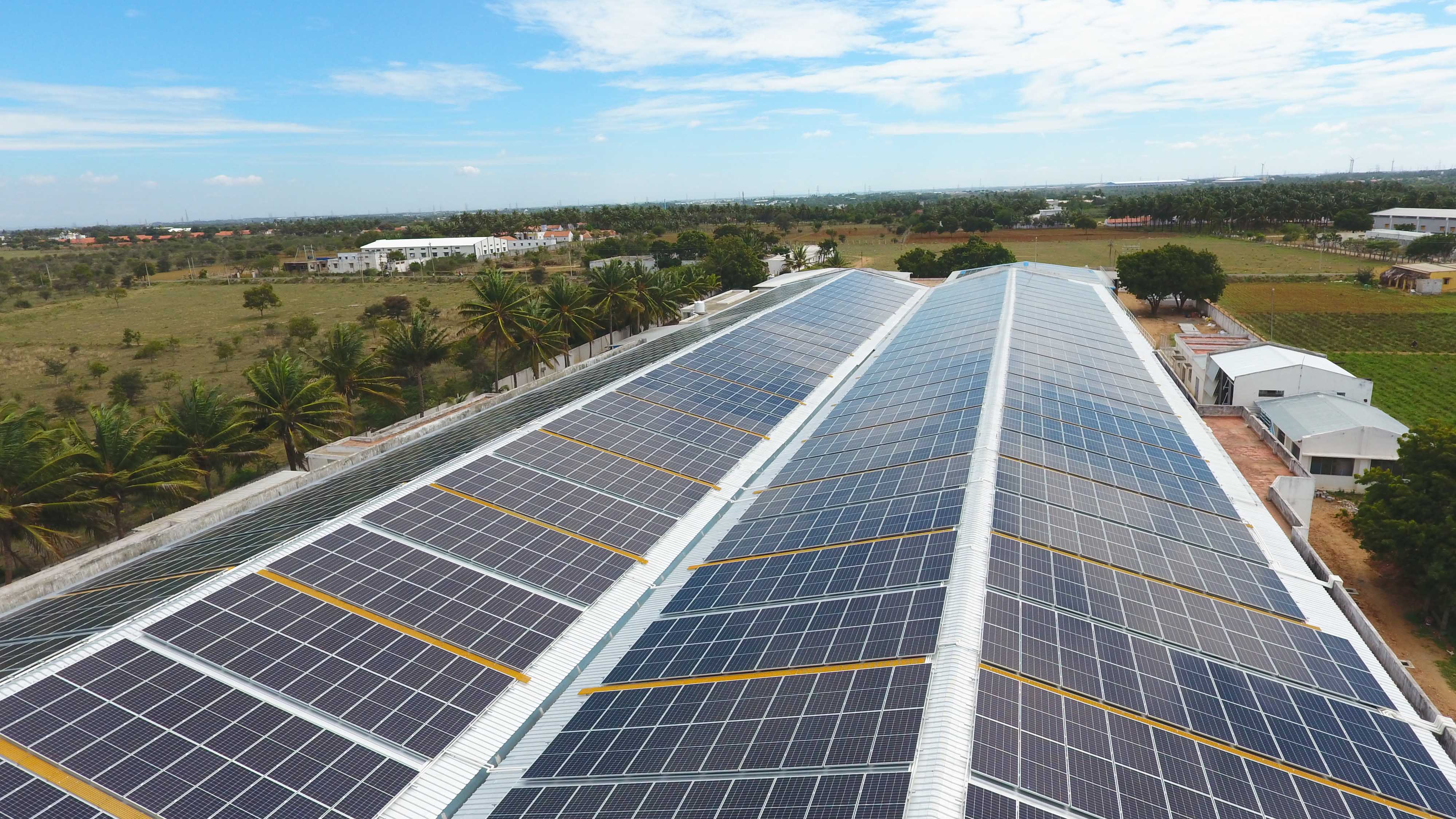 500kW Rooftop Solar for Spinning Mill